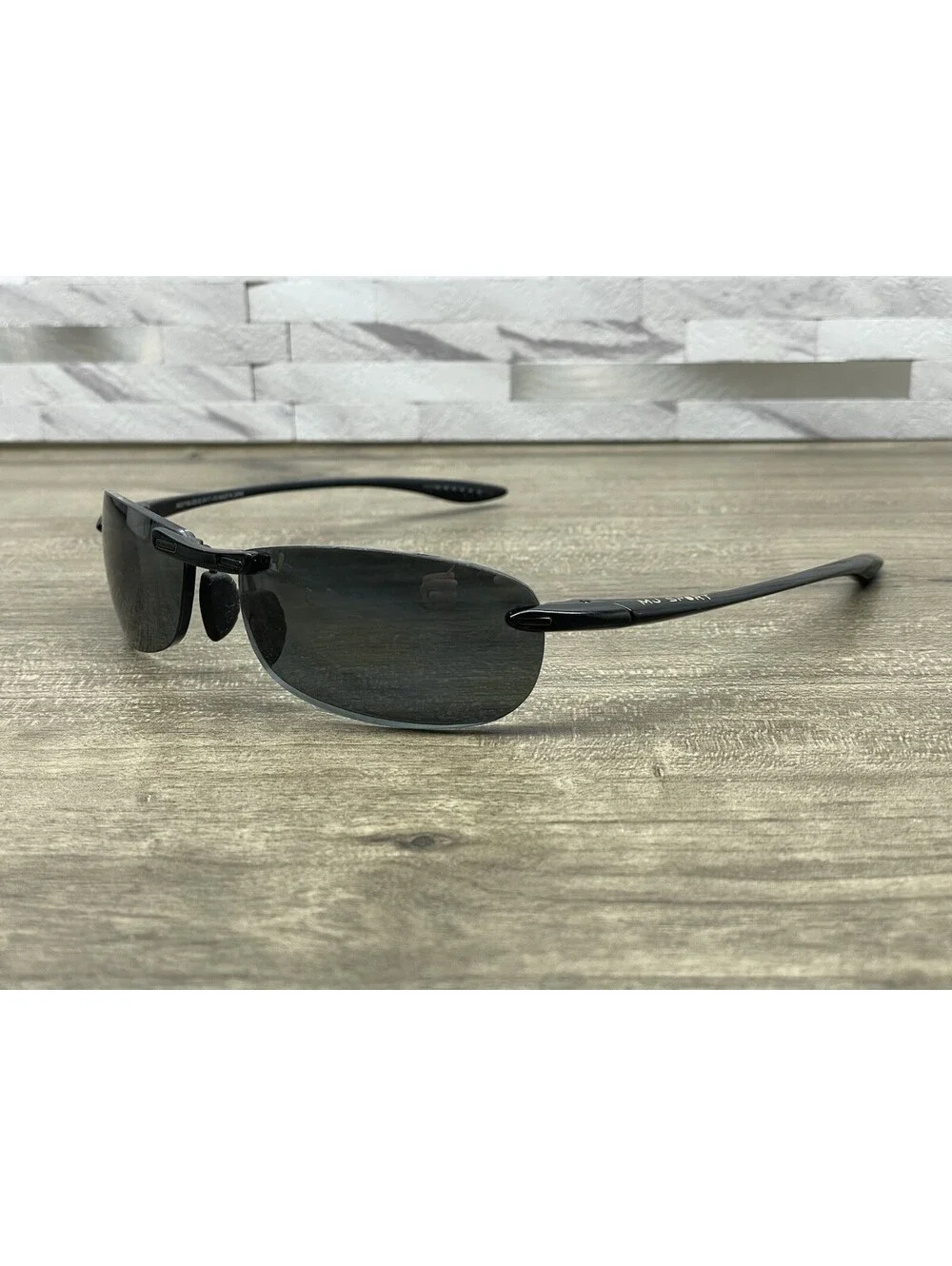 Maui Jim Sunglasses Makaha MJ905-02 Black Gloss Rimless 64[]17-130 *FRAMES ONLY